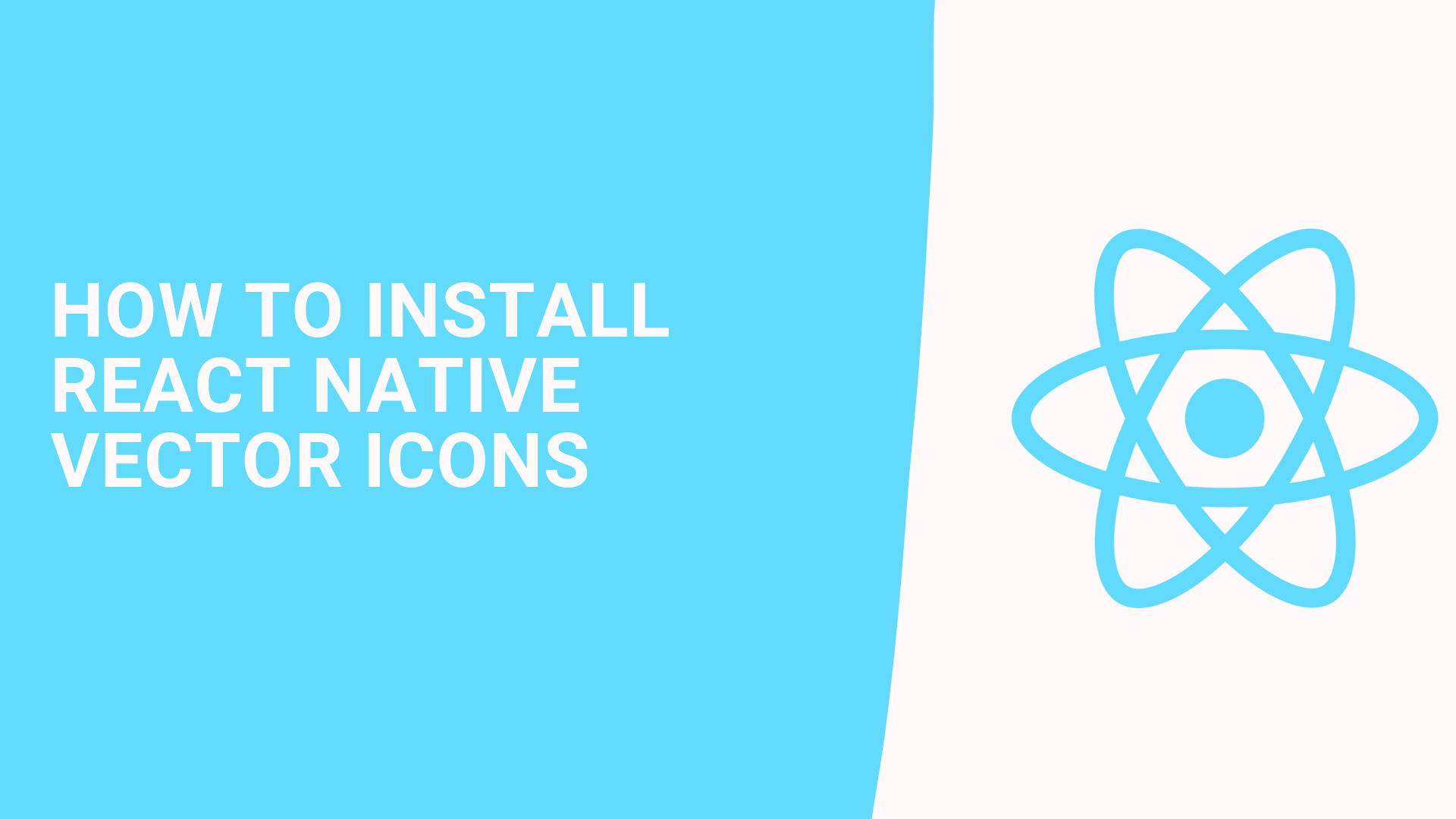 How To Install React Native Vector Icons